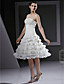  ELPHIA - Vestido de Novia de Organza y Satén