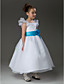  FASCIENNE - Kleid für Blumenmädchen aus Organza und Satin