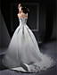  Ball Gown Sweetheart Chapel Train Wedding Dress With Embroidery