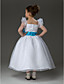  FASCIENNE - Kleid für Blumenmädchen aus Organza und Satin