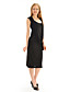  Drape Sleeveless Special Neckline Tied Dress / Women's Dresses (FF-1801BE016-0736)