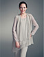  Chiffon Jacket & Chiffon Pant Set