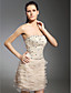  VOLLINA - Robe de Cocktail Satin Dentelle