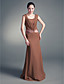  Sheath/ Column Square Floor-length Chiffon Mother of the Bride Dress With A Wrap
