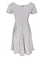  paris hilton stijl / korte mouwen ronde hals geplooid dresss / dames jurken (ff-a-bi0853116)