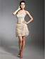  VOLLINA - Robe de Cocktail Satin Dentelle