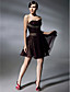  A-line Sweetheart Short/ Mini Chiffon Cocktail Dress
