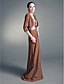  Sheath/ Column Sweetheart Floor-length Chiffon Mother of the Bride Dress With A Wrap