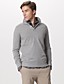  finto pulsante anteriore pullover dolcevita in cashmere / uomo maglioni di cashmere