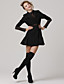  samlet hem halv ermene jakkeslaget dobbeltspent trench coat / inspirert av gossip girl / kvinners grøft strøk (FF-a-0853002)