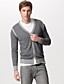  colorblock homme bouton de fermeture de v-cou en cachemire cardigan