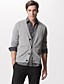  homem botão trimes fechamento v-pescoço cashmere cardigan