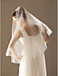  Beautiful 2 Layer Elbow Wedding Veil
