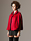  korte stil Sett Pocket jakkeslaget utforming Cloak / kvinners outerwears (FF-f-bl0736015)
