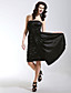  Sheath/Column Strapless Short/Mini Charmeuse Bridesmaid/Cocktail Dress