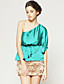  TS One-Shoulder Smooth Blouse Shirt