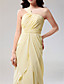  Chiffon Sheath/ Column One Shoulder Court Train Evening Dress inspired by Cat Deeley at Emmy Award