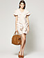  TS Nude Ruffle Dress