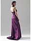  Sheath/Column Strapless Floor-length Satin Bridesmaid Dress