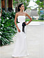  Fascinating Trumpet/Mermaid Strapless Floor-length Taffeta Wedding Dress