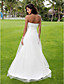  A-line Satin Tulle Wedding Dress with Draped and Bow