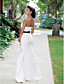  Fascinating Trumpet/Mermaid Strapless Floor-length Taffeta Wedding Dress