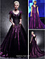  Taffeta A-line V-neck Court Train Evening Dress inspired by Taylor Swift