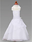  A-line Halter Floor-length Chiffon Flower Girl Dress