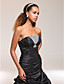  Trumpet/Mermaid Strapless Floor-length Taffeta Prom/Evening Dress