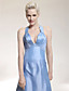  A-line Straps Floor-length Taffeta Evening Dress