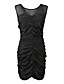  TS Ruched and Mesh Bodycon Dress