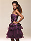  Ball Gown Sweetheart Knee-length Taffeta Cocktail Dress