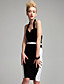  ts estilo vintage halter vaina bodycon vestido