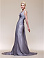  BERNESSA - Robe de Soirée Mousseline Satin