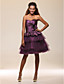  Ball Gown Sweetheart Knee-length Taffeta Cocktail Dress
