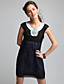  TS Stereoscopic Decoration Cape Sleeves Organza Dress