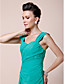  Sheath/ Column Sweetheart Straps Knee-length Chiffon Mother of the Bride Dress