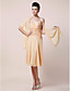 SERENA - Vestido de Damas em Chifon com Xale