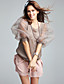  TS Nude Puff Sleeved Mesh Blouse