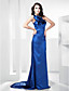  Stretch Satin Trumpet/ Mermaid Sweep Train Evening Dress inspired by Shaun Robinson at the 83rd Oscar