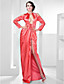  Charmeuse Sheath/ Column Scoop Floor-length Evening Dress inspired by Rosie Huntington-Whiteley