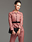  TS Velvet Embellishment Button Down Pea Coat
