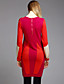  TS Geometric Knit Long Sweater Dress