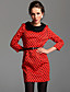  TS Vintage Lapel Jersey Dress