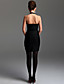  ts asymétrique robe licou bodycon