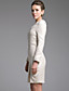  TS Open-slit Tailored Dress