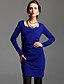  ts tricot robe encolure carrée bodycon