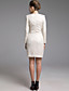  TS Open-slit Tailored Dress
