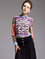  ts gemischten Muster Bluse Shirt