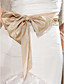  Trumpet/Mermaid Strapless with Sashes Chapel Train Taffeta Wedding Dress
